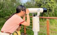 合肥一公園新增兩臺共享望遠鏡