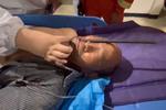事发合肥！一男子下巴被钢筋扎穿