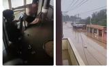 河北涿州暴雨  村民：水快到一楼房顶了