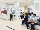 建行安庆岳西支行开展三季度安保应急演练