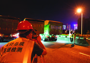 巢湖市北外環立交橋完成“體檢”
