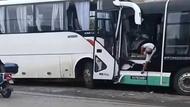 武漢一公交車疑似發(fā)生交通事故造成人員傷亡 當(dāng)?shù)毓还净貞?yīng)