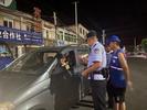 肥东县白龙镇开展夜间巡逻  严防道路交通事故发生