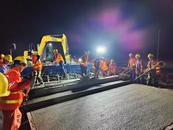 蚌埠民用機場飛行區跑道混凝土試驗段開始施工