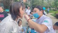 宜秀區大橋街道開展健康口腔暖民心活動