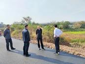 樅陽政協主席何正清督導重點項目建設工作