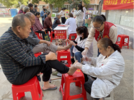 黄庄街道红旗社区新时代文明实践站：义诊进社区 情暖夕阳红