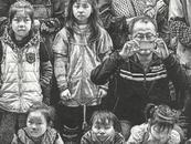 宿松王孟鳴作品《百姓大舞臺》獲全國第七屆鋼筆畫展金獎