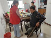 愛在磙塘，情暖殘疾老人