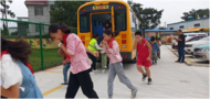 懷寧縣馬廟鎮(zhèn)中心學(xué)校：校車演練不松懈 安全意識記心間