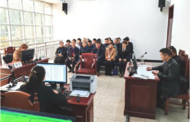 白蓮坡法庭邀請人大代表旁聽案件審理提高司法公信力