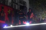 怀远一处烟酒店着火致四人被困二楼 消防紧急救援
