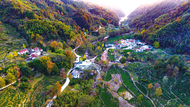 青陽縣黃石溪村風景繪就多彩畫卷