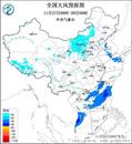 中央氣象臺(tái)11月26日6時(shí)繼續(xù)發(fā)布大風(fēng)藍(lán)色預(yù)警