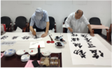 怀宁石牌：开展书法绘画展览活动  
