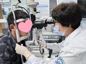 視力0.1佩戴后矯正達到1.0  安徽省首例角膜移植術后鞏膜鏡成功驗配