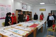 宜秀區大龍山鎮總鋪社區老年學校舉辦書畫作品展