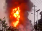 四川雅安突发！油罐车爆炸燃烧