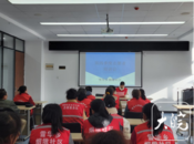 雪華鄉（宏業村街道）煙墩社區新時代文明實踐站開展第四季度志愿者培訓活動