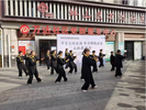 雪华乡（宏业村街道）万达社区开展快乐健身太极拳教学活动
