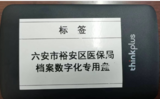 裕安区医保局1055件文书档案数字化进馆
