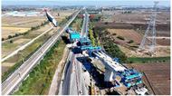 淮宿蚌鐵路蚌埠北特大橋加緊建設