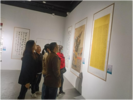 省不动产登记中心组织参观“皖美乡村·我的家”美术书法作品展  