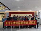 雪華鄉（宏業村街道）第二社區社區組織開展廉政警示教育  