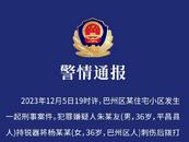 四川巴中發(fā)生一起刑事案件 警方最新通報