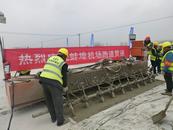 蚌埠民用機場飛行區(qū)跑道12日全線貫通