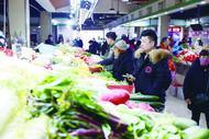 雨雪寒潮凍真格 蚌埠市“菜籃子”拎得穩
