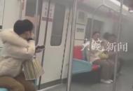 上海地鐵車廂內出現濃煙 客服人員：車站外高架上有車自燃 煙竄進地鐵車廂 列車正常運營