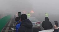 22車受損8人受傷！津薊高速發生多起追尾事故