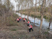 淮北市杜集區(qū)高岳街道：“‘河’我一起，保護(hù)母親河”巡河凈灘