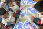 暖心课后 精彩延时 ——怀远县第五幼儿园教育集团开展特色课后延时服务之趣味手工