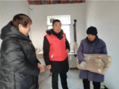 古城鎮新淝村慰問高齡獨居老人