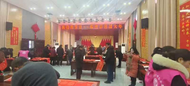宜秀區楊橋鎮開展迎新春送春聯活動