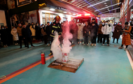 壽春鎮中心衛生院開展夜間消防應急演練