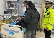 大年初一，阜陽交警為緊急就醫患者保駕護航