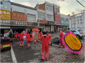 六安市洪集鎮(zhèn)：旱船踩街鬧新春  