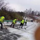 樅陽縣交通運輸局全力出動鏟雪除冰保安全暢通