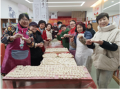 黃莊街道東方紅社區(qū)：濃濃餃子情 歡樂一家親