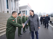 蚌埠市四大班子領導走訪慰問駐蚌軍事單位