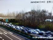 往合肥方向車(chē)流量較大，淮南部分高速入口臨時(shí)關(guān)閉