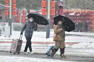 風雪回家路（組圖）