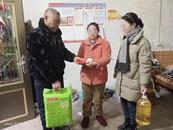 臨北回族鄉段莊村心系困難群眾雪天走訪暖人心