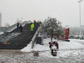 六安火車站廣場全天候鏟雪融雪