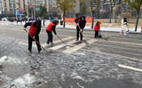 庙岗镇：动员各方齐发力 清雪除冰护平安