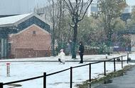 合肥駱崗公園雪景美如畫  一對情侶：“走著走著就白了頭”
