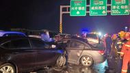 陜西高速路發生兩起多車連撞事故